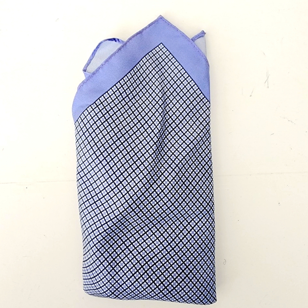 Boss Checkered Pocket Square